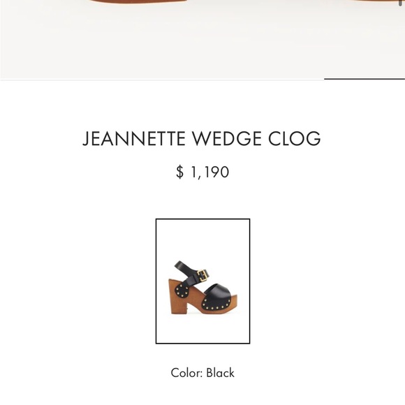✨ NEW CHLOE Jeannette wedge clog - Picture 6 of 11